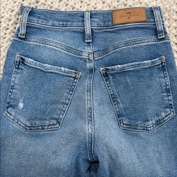 SEVEN FOR ALL MANKIND LUXE VINTAGE JEANS 24 - Picture 5 of 6